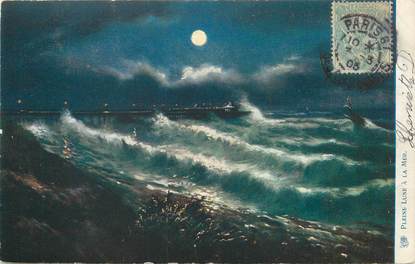 CPA TUCK "Pleine lune à la mer"