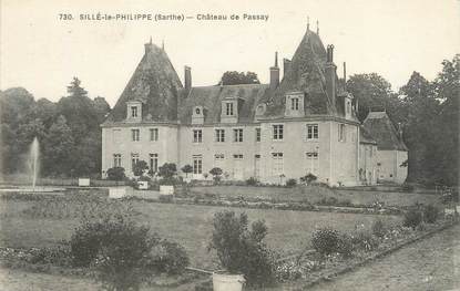 CPA FRANCE 72 "Sillé Le Philippe, château de Passay"
