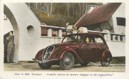 CPA AUTOMOBILE / PEUGEOT 202