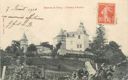 CPA FRANCE 01 "Environs de Belley, château d'Andert"