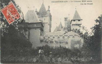 CPA FRANCE 01 "Chazey sur Ain, le château"