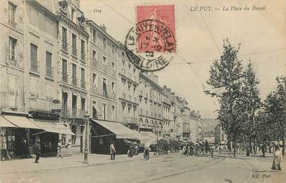 / CPA FRANCE 43 "Le Puy, la place du Breuil"