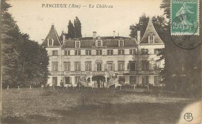 CPA FRANCE 01 "Parcieux, le château"