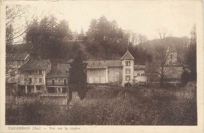 CPA FRANCE 01 "Varambon, vue sur la rivière"