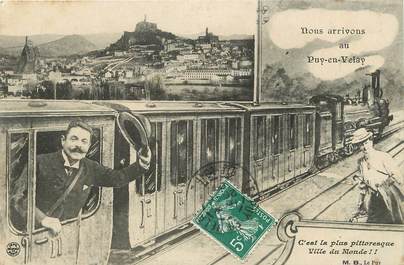 / CPA FRANCE 43 "Le  Puy en Velay" / TRAIN