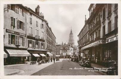 CPSM FRANCE 01 "Bourg, avenue Alsace Lorraine" / COMMERCE