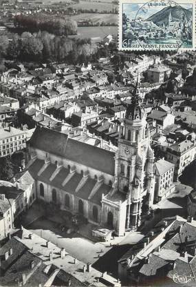 CPSM FRANCE 01 "Bourg en Bresse, église Notre Dame"