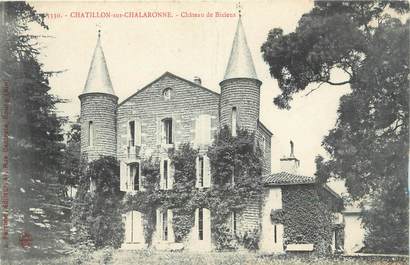 CPA FRANCE 01 "Châtillon sur Chalaronne, château de Bixieux"