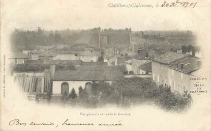 CPA FRANCE 01 "Châtillon sur Chalaronne, vue générale, clos de la Gravière"