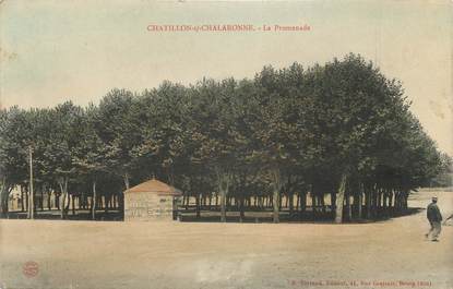 CPA FRANCE 01 "Châtillon sur Chalaronne, la promenade"