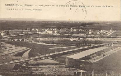 CPA FRANCE 01 "Ambérieu en Bugey, vue prise de la tour Saint Denis"