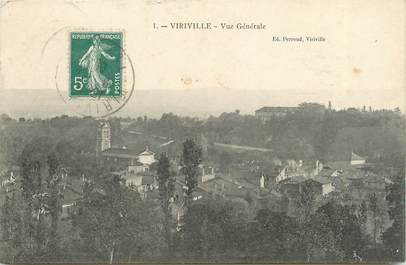 CPA FRANCE 38 "Viriville, vue générale"