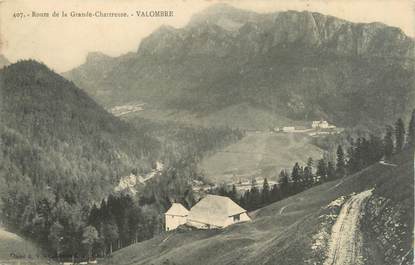 CPA FRANCE 38 "Valombre, route de la grande Chartreuse"