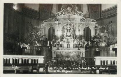 CPSM FRANCE 38 "Eglise de Tencin, le maitre Autel et les Orgues"