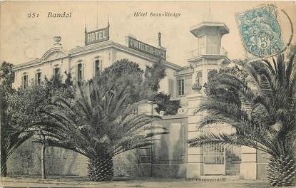 CPA FRANCE 83 "Bandol, Hôtel Beau Rivage"