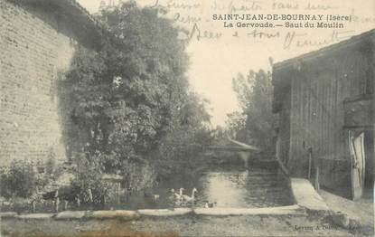 CPA FRANCE 38 "Saint Jean de Bournay, la Gervoude, Saut du moulin"