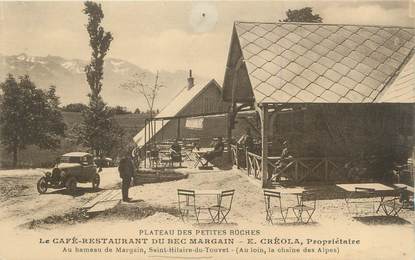 CPA FRANCE 38 "Saint Hilaire du Touvet, le café restaurant du Bec Margain"