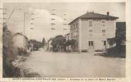 38 Isere CPA FRANCE 38 "Saint Georges d'Espéranche, av de la gare et hôtel Bardin"