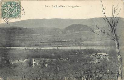 CPA FRANCE 38 "La Rivière, vue générale"