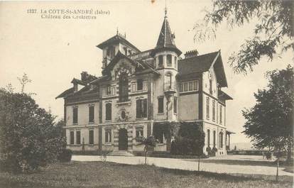 CPA FRANCE 38 "La Côte Saint André, château des Croizettes"