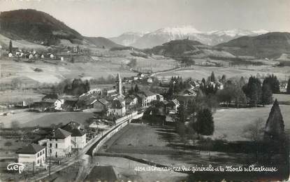 CPSM FRANCE 38 "Charavines, vue générale et les monts de Chartreuse"