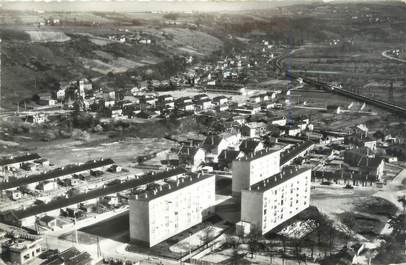 CPSM FRANCE 38 "Chasse sur Rhône, vue aérienne sur les HLM"