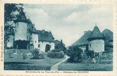 CPA FRANCE 38 "Environs de la Tour du Pin, château de Cuirieu"