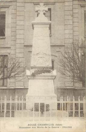 CPA FRANCE 38 "Bougé Chambalud, monument aux morts"