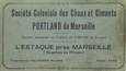 LOT 18 CPA FRANCE 13 "L'Estaque près de Marseille, Société coloniale des Chaux et Ciments" / CARRIERE / MINE