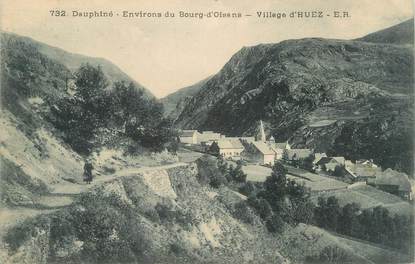 CPA FRANCE 38 "Village d'Huez"