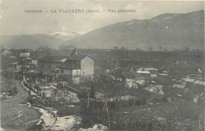 CPA FRANCE 38 "La Flachère, vue générale"