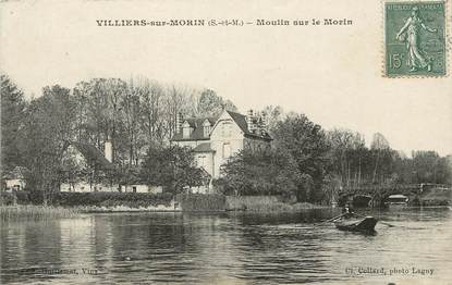 / CPA FRANCE 77 "Villiers sur Morin, moulin sur le Morin"