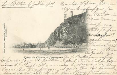 CPA FRANCE 73 "La Bathie, ruines du château de Chantemerles"