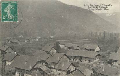 CPA FRANCE 73 "La Bathie, vue générale, la gare"