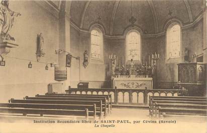 CPA FRANCE 73 "Cévins, institution Saint Paul, la chapelle"