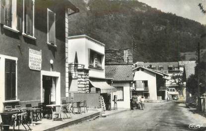 CPSM FRANCE 73 "La Léchère Les Bains, centre commercial de la station thermale"