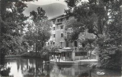 CPSM FRANCE 73 "La Léchère Les Bains, buvette de la source "