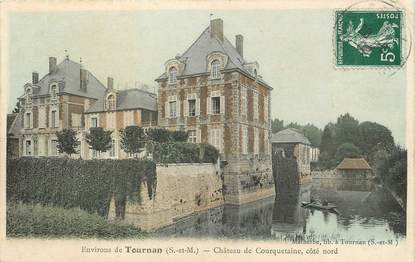 / CPA FRANCE 77 "Environs de Tournan, château de Courquetaine"