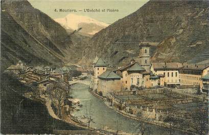 CPA FRANCE 73 "Moutiers, l'Evêché et l'Isère"