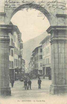 CPA FRANCE 73 "Moutiers, la grande rue"