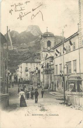 CPA FRANCE 73 "Moutiers, la cathédrale "