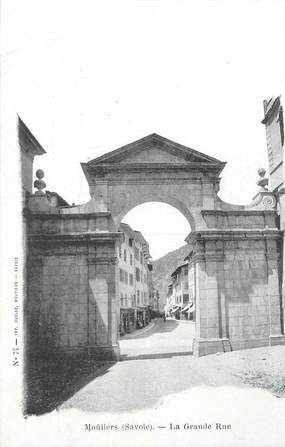 CPA FRANCE 73 "Moutiers, la grande rue "