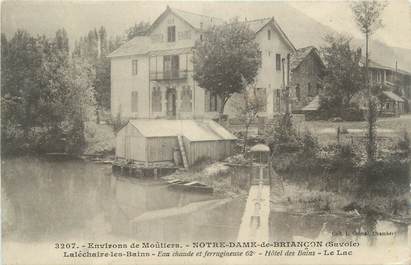 CPA FRANCE 73 "Notre Dame de Briançon, Hôtel des Bains, le lac"