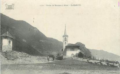 CPA FRANCE 73 "Saint Marcel, route de Moutiers à Aime"