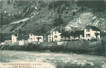 CPA FRANCE 73 "Plombière Saint Marcel, les cités"