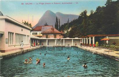 CPA FRANCE 73 "Salins, la plage"