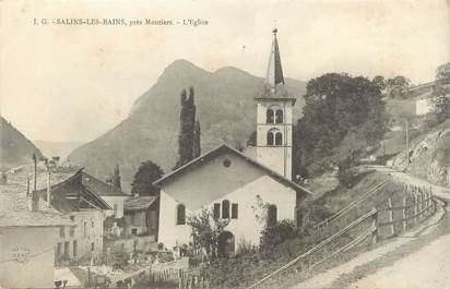 CPA FRANCE 73 "Salins les Bains, l'église"