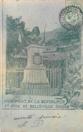 CPA FRANCE 73 "Saint Jean de Belleville, monument de la République"