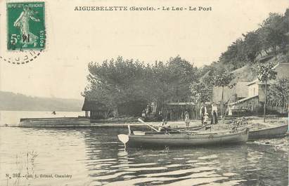 CPA FRANCE 73 "Aiguebelette, le lac, le port "