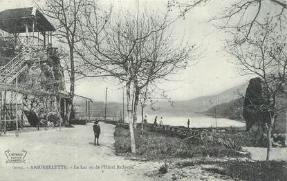 CPA FRANCE 73 "Aiguebelette, le lac vu de l'hôtel Bellevue"